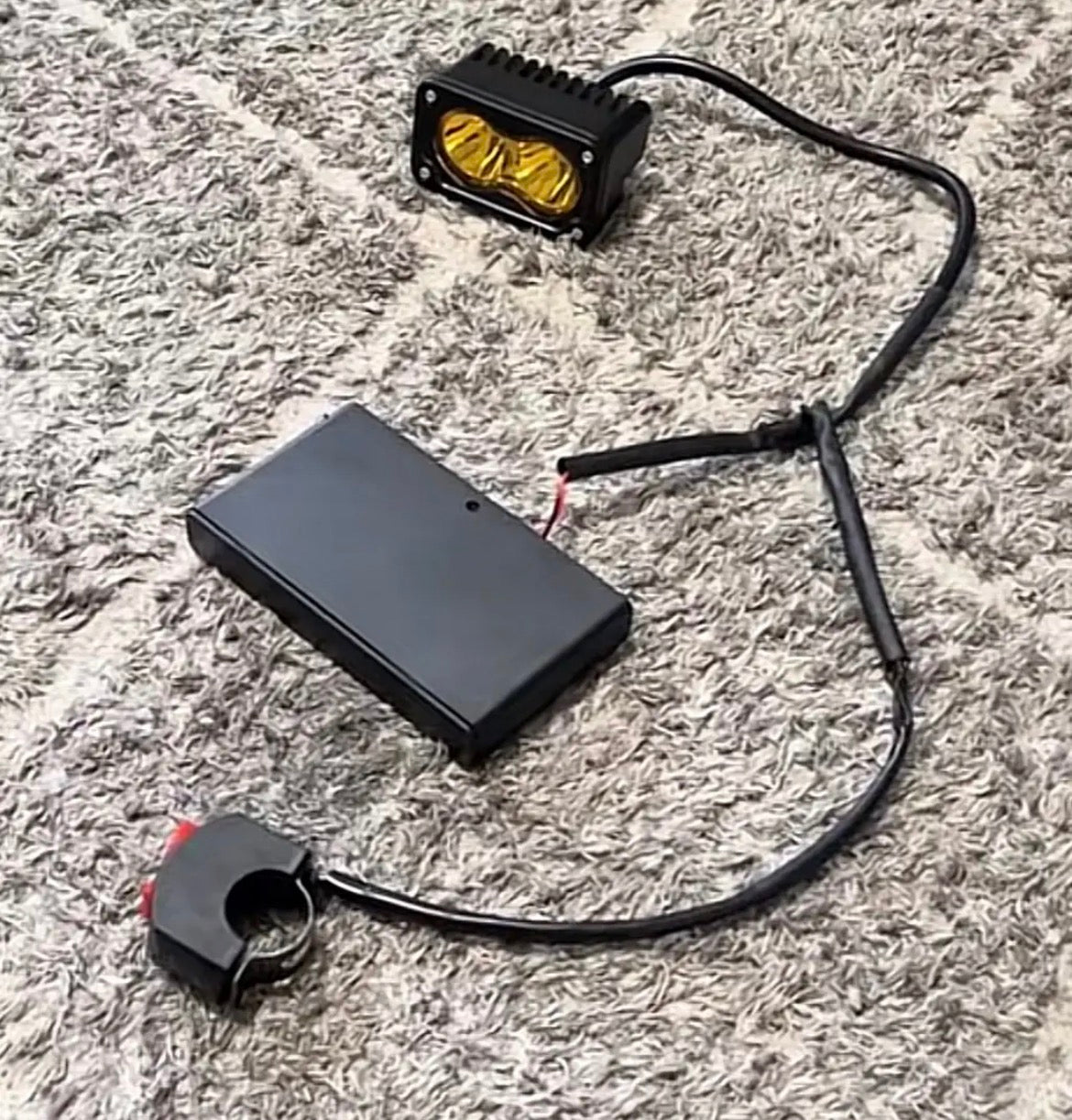 Battery powered baja lights